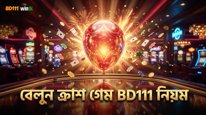 বেলুন ক্র্যাশ গেমের নিয়ম বুঝতে BD111 নিশ্চিত করে।