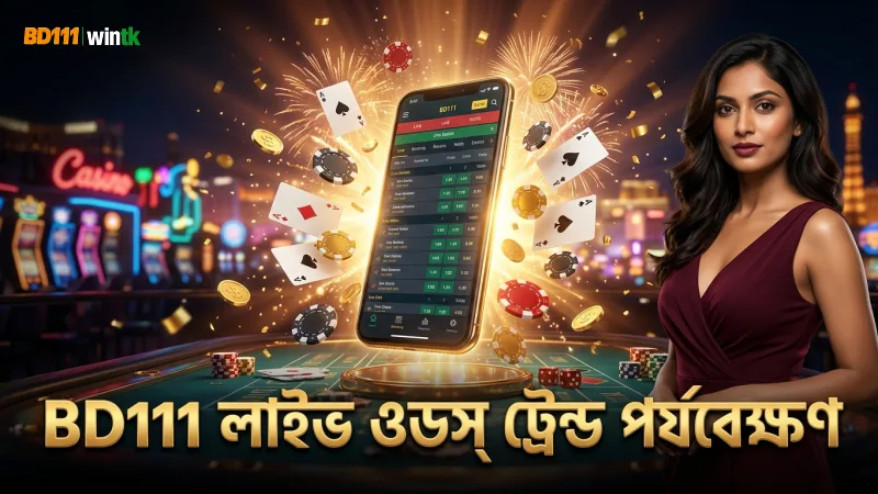 BD111 অনুসারে লাইভ ওডস পরিবর্তন ট্রেন্ড মনিটর করা উচিত।