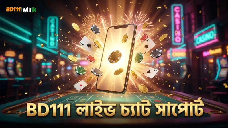 BD111 এর লাইভ চ্যাট দ্রুত ও কার্যকর সমাধান প্রদান করে।