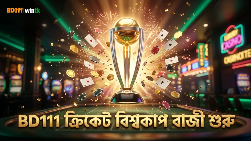 BD111 প্ল্যাটফর্মে ক্রিকেট বিশ্বকাপের বাজীতে সফলতার প্রথম ধাপ।