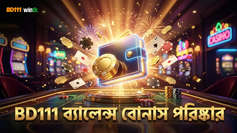 ব্যালেন্স ও বোনাস সম্পর্কিত বিভ্রান্তি BD111-তে সহজে পরিষ্কার হয়।