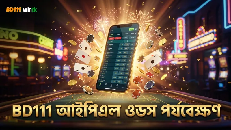 BD111 থেকে আইপিএল ম্যাচের ওডস ও পরিবর্তন পর্যবেক্ষণ।