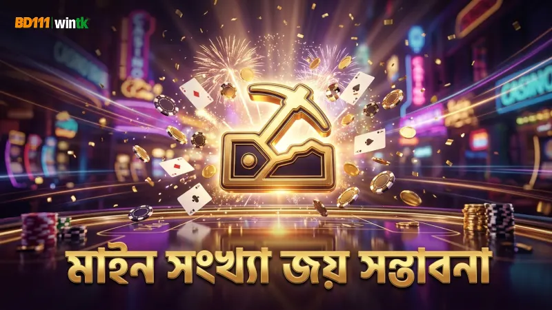 মাইন সংখ্যা অনুযায়ী জয়ের সম্ভাবনা নিরূপণ করুন