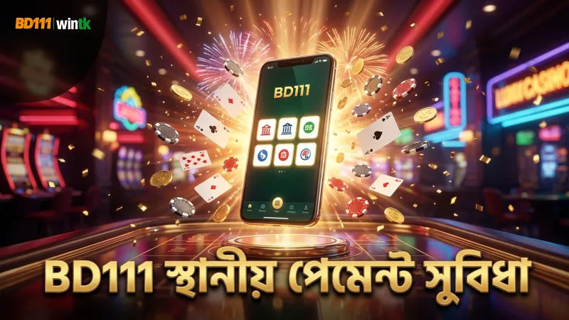 BD111 প্ল্যাটফর্মে স্থানীয় পেমেন্ট সুবিধাগুলো গুরুত্বপূর্ণ।